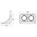 150-301F-20AFE/830 Настенные светильники HALLA ARBO LED